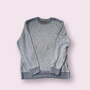 Y2K Preppy GAP Grey Crewneck Sweater